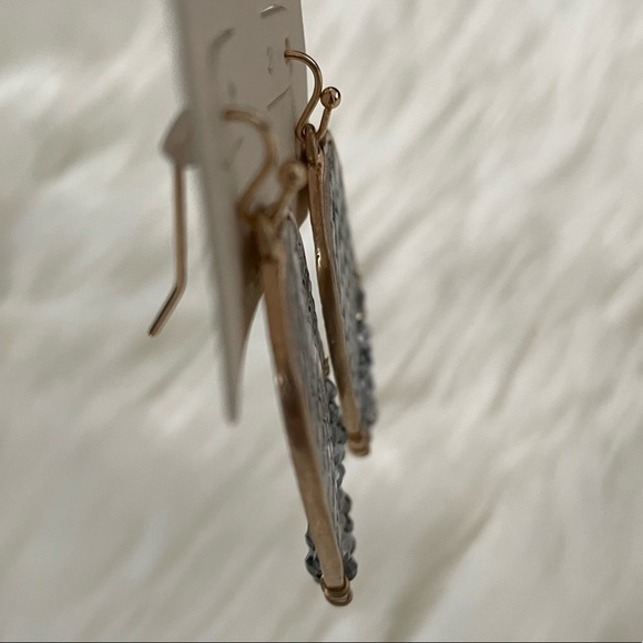 Oval Snakeskin Earrings New - Picture 5 of 7